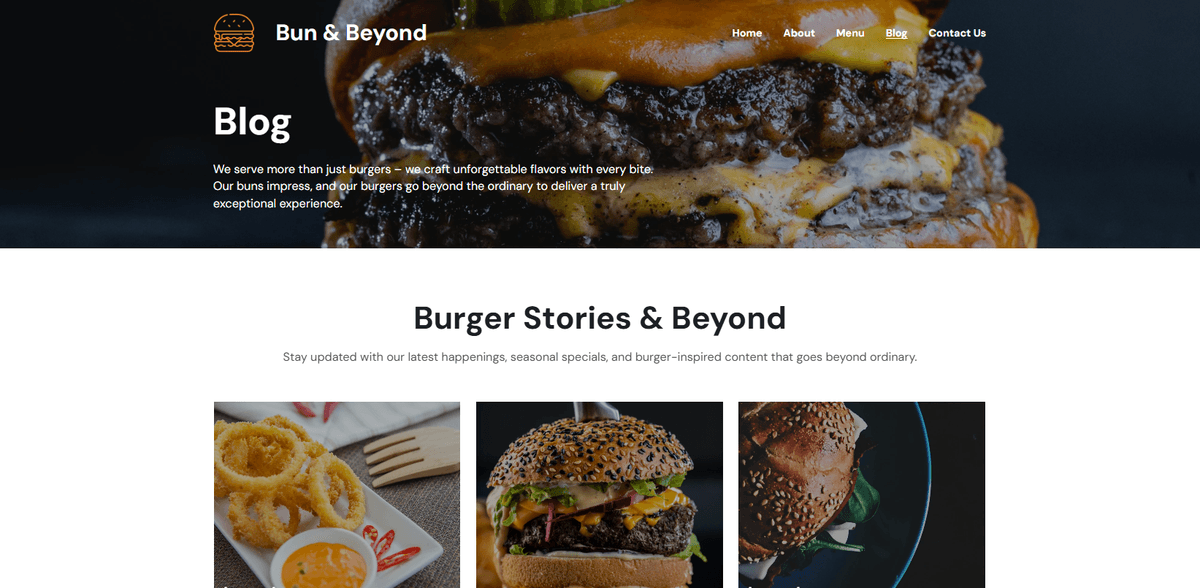 example of conversion-focused blog layout