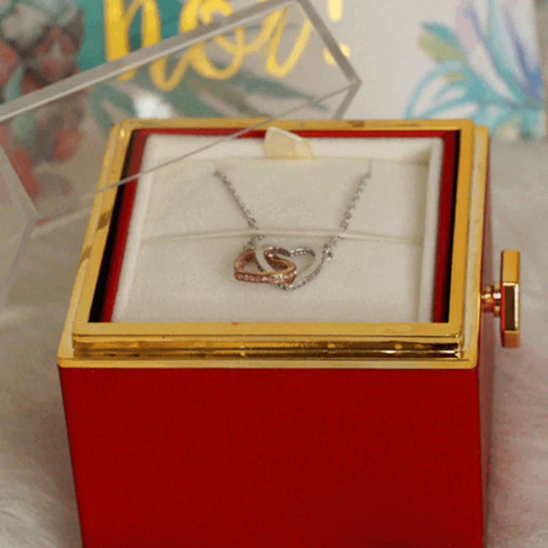 Stunning flowers forever jewelry showcasing preserved roses.