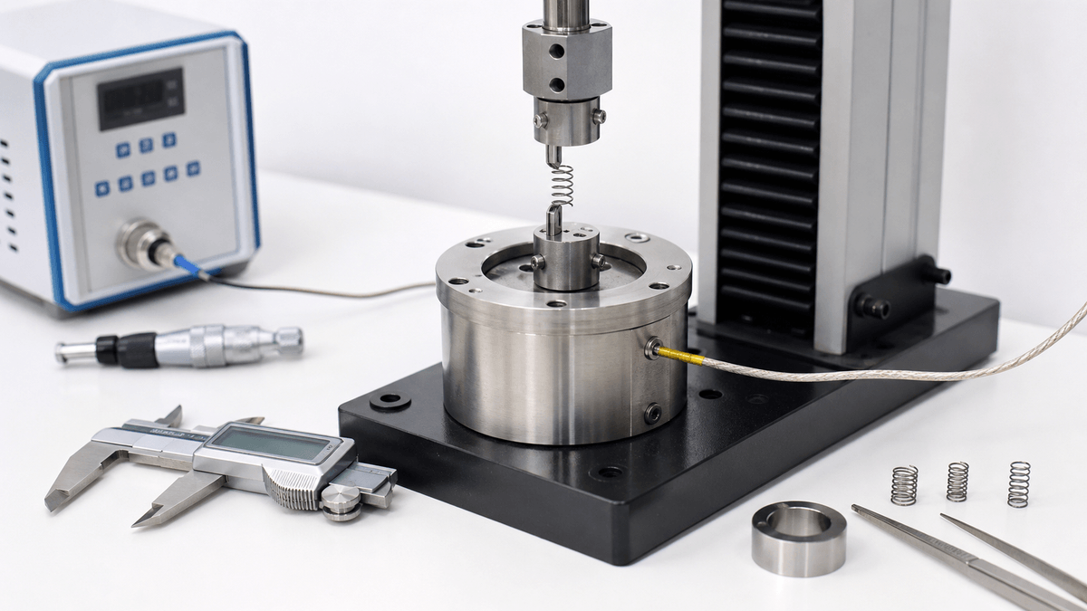 Niti spring Active Af temperature test