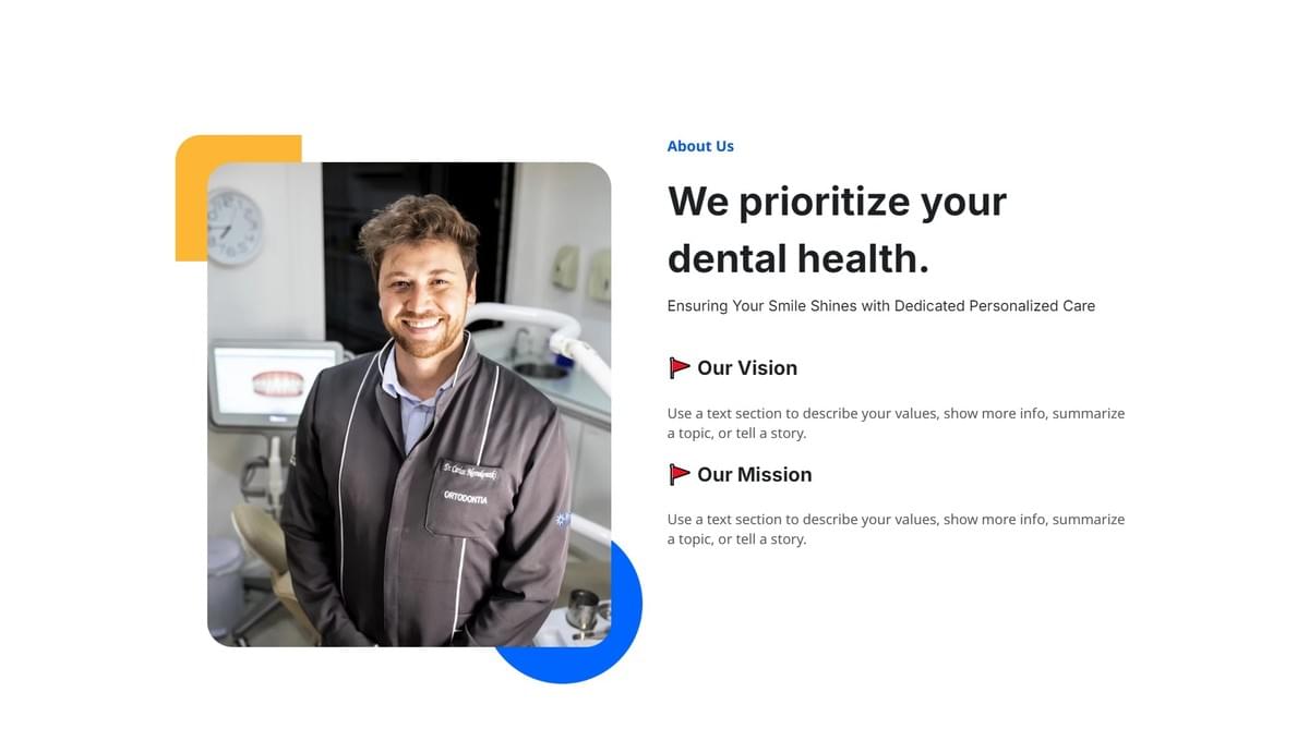 about page improvement through engaging visuals and connections