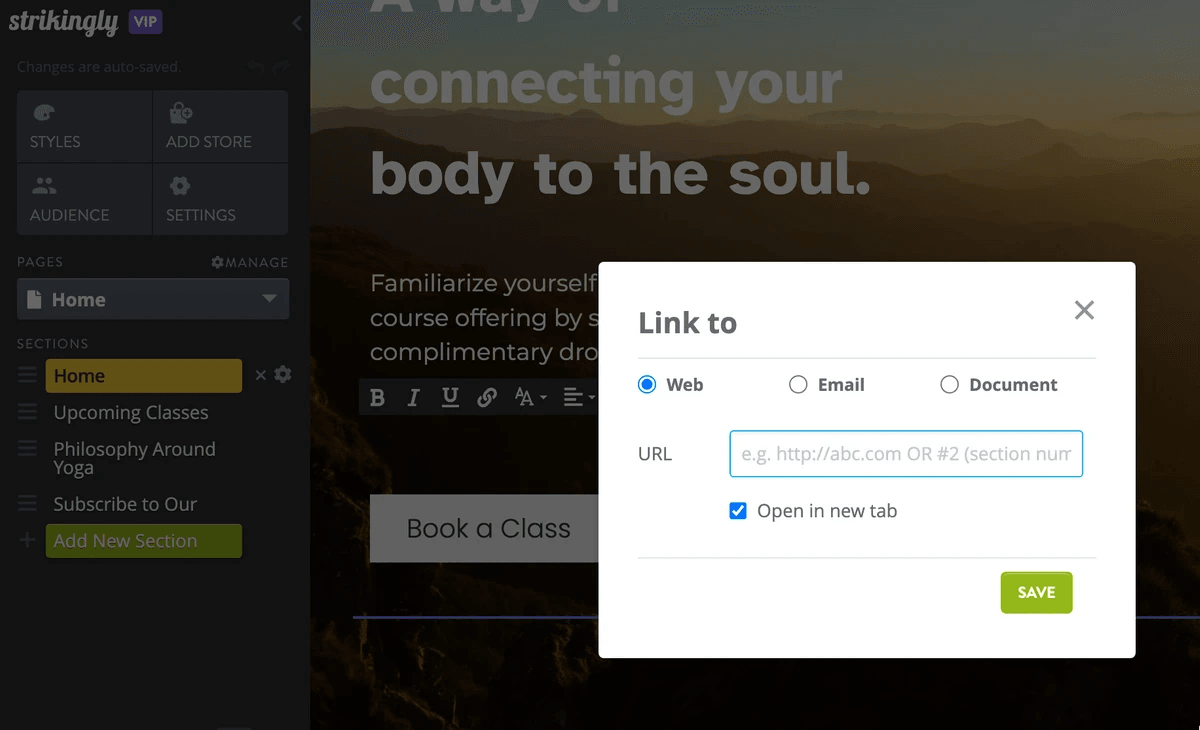 SEO-friendly site structure showcasing internal linking strategy