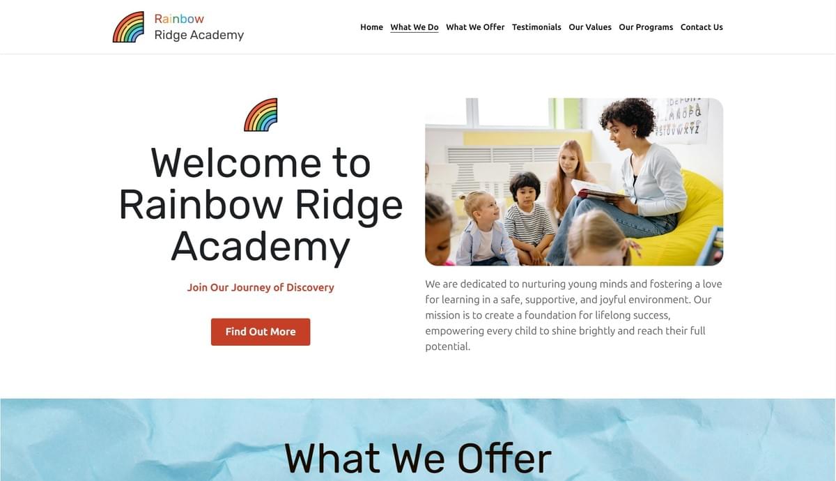 Engaging visuals enhance about page improvement through storytelling connection