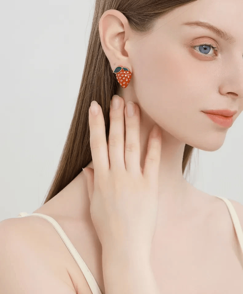 Stylish christmas stud earrings perfect for festive celebrations