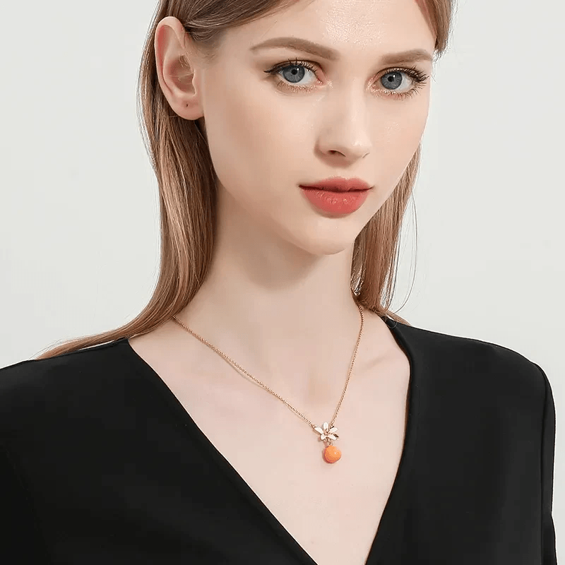 Elegant collection of orange blossom jewelry rings.