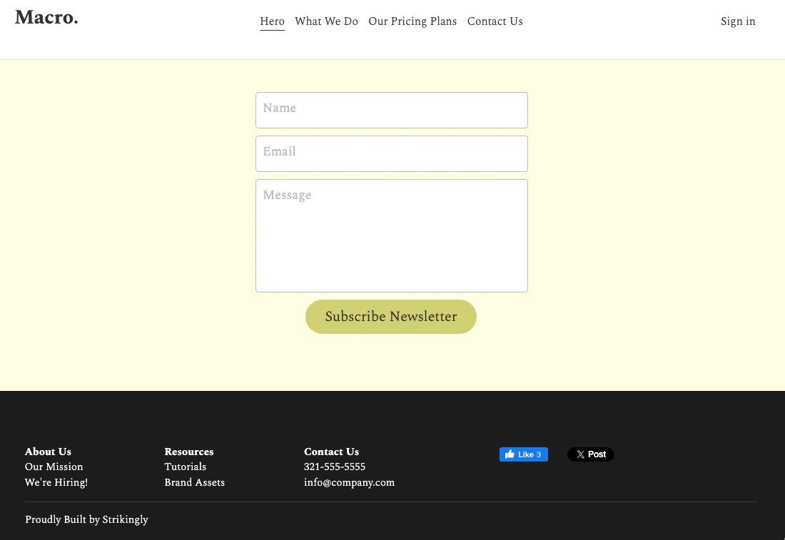 website footer optimization with quick navigation shortcuts