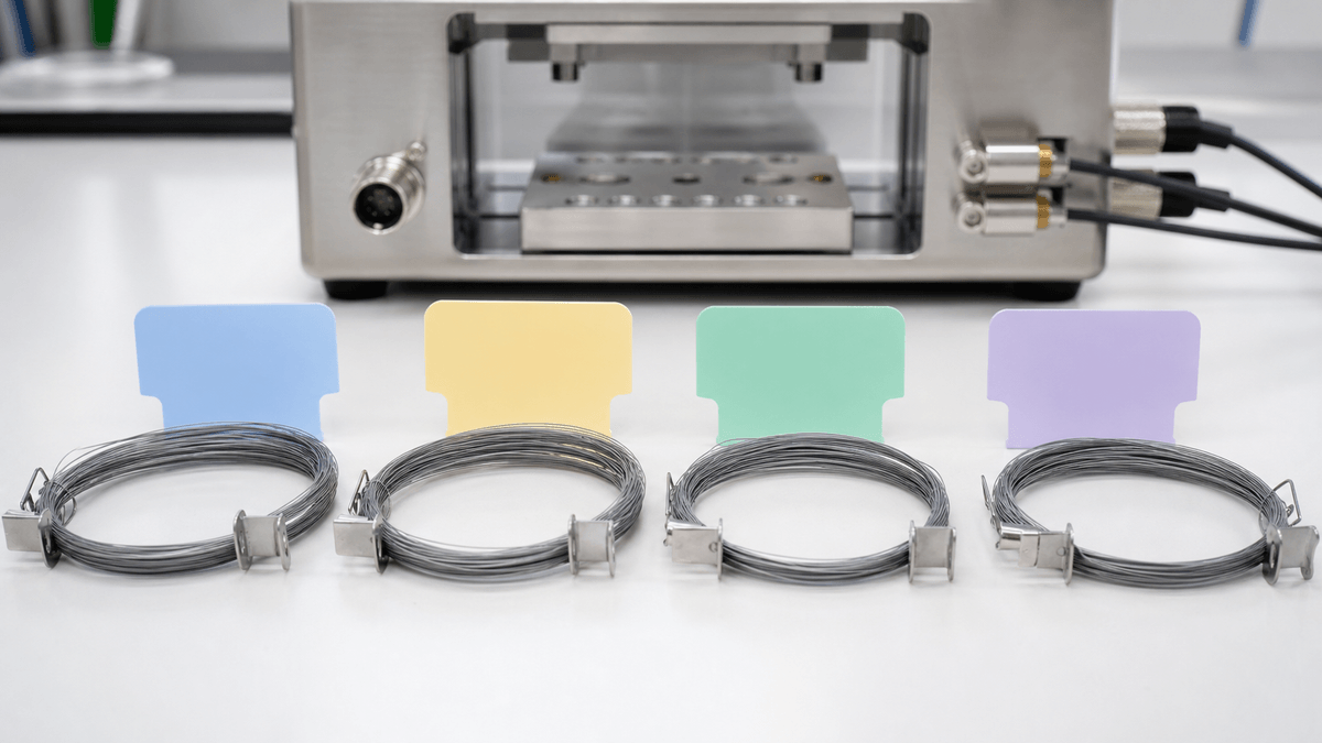 Niti actuator wire active Af option samples for compact motion design