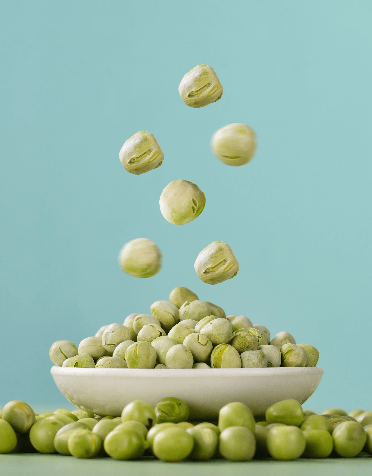 fresh selection of freeze dried peas available