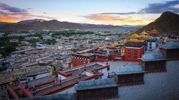 tibetan sand mandala creation by monks