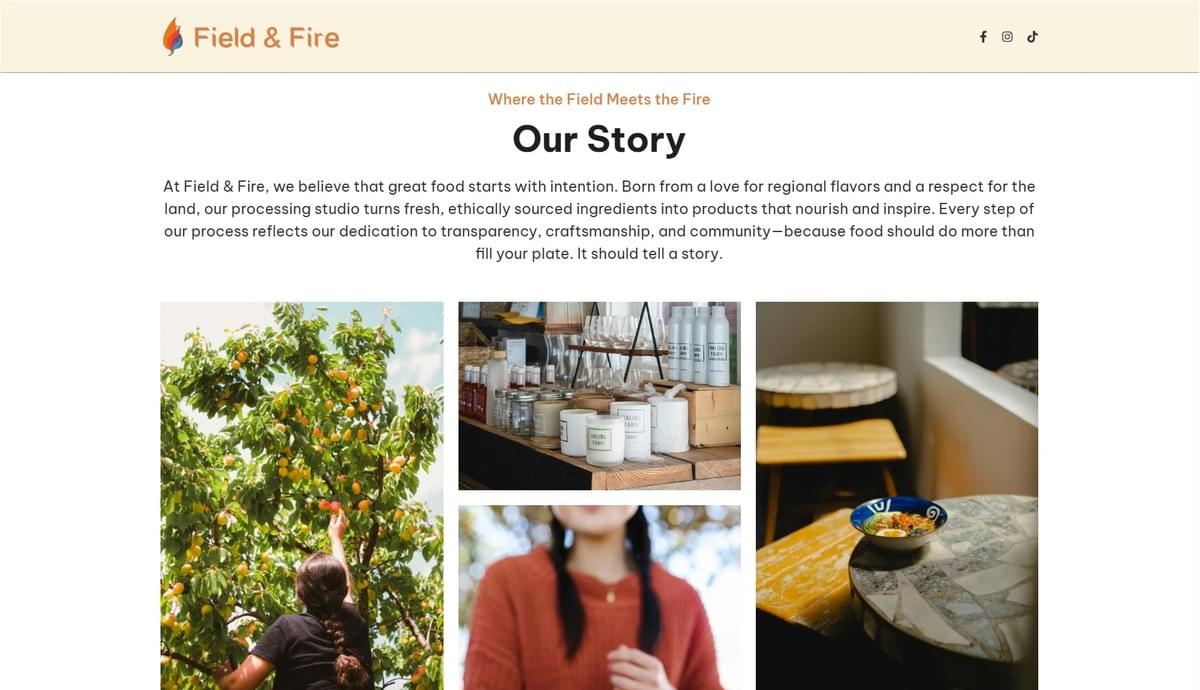 about page improvement through showing team photos