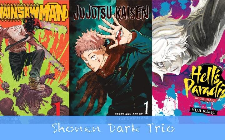 Manganime article cover discussing the dark trio of shonen anime and manga.