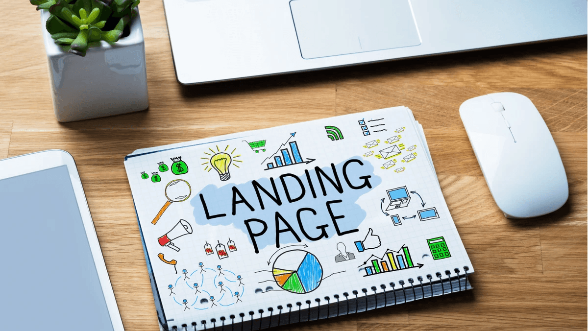 engaging social media landing page designed for user interaction