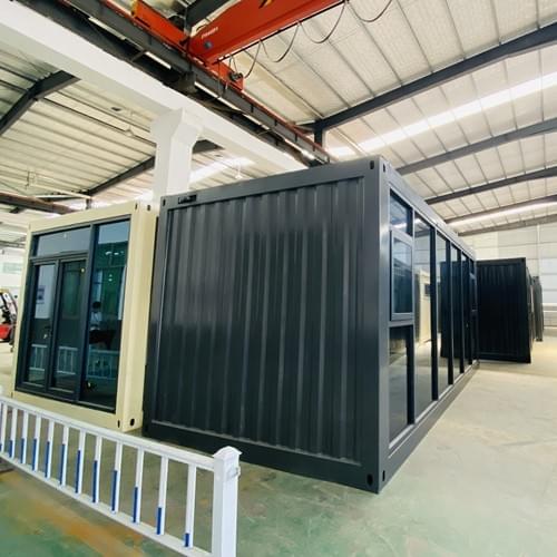 modern interior design in a portable cabin