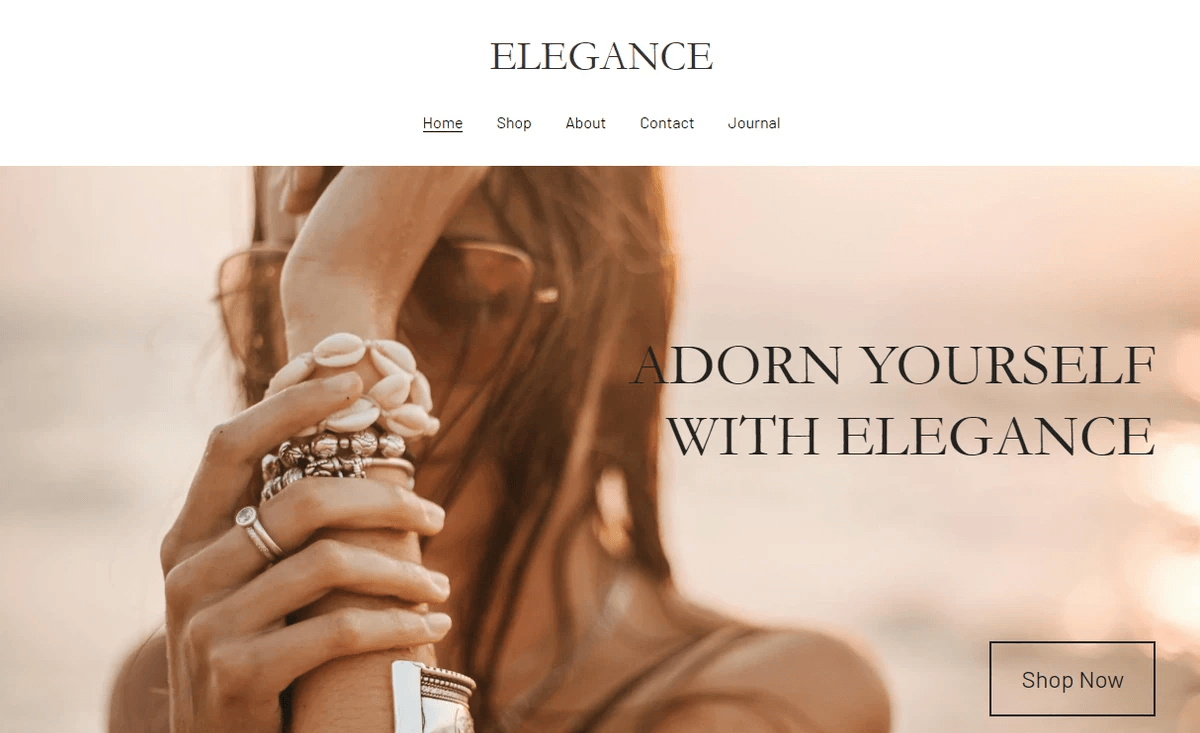 Simple yet effective header design layout for enhanced user experience.
