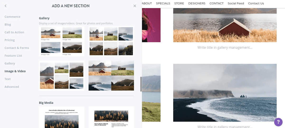 Engaging video testimonial sections showcasing customer experiences.
