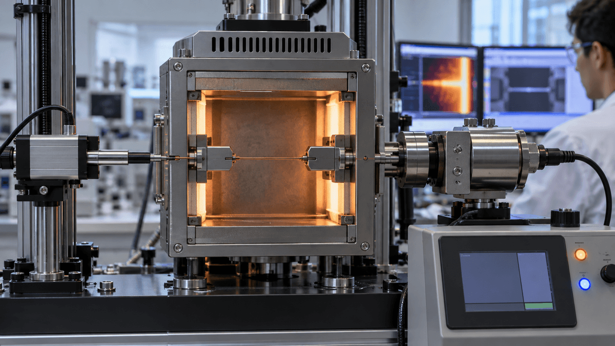 Copper NiTi wire heating and cooling hysteresis test setup