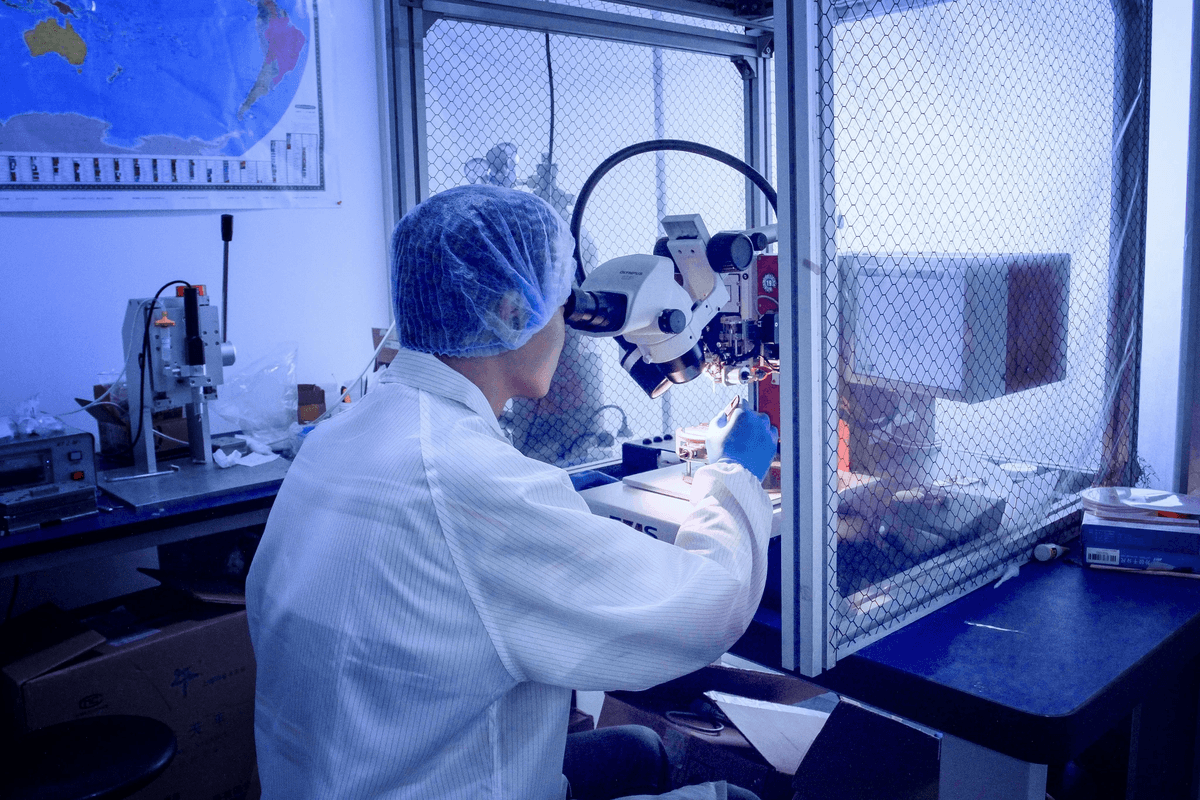 Incoming Quality Control inspection at a certified lab