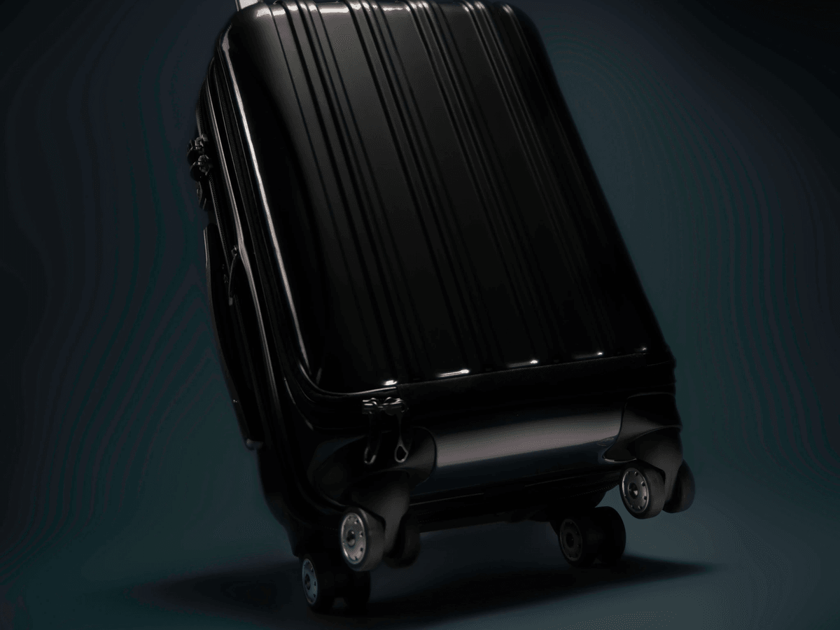 Luggage Inspection process highlighting rolling luggage and carry-on features.