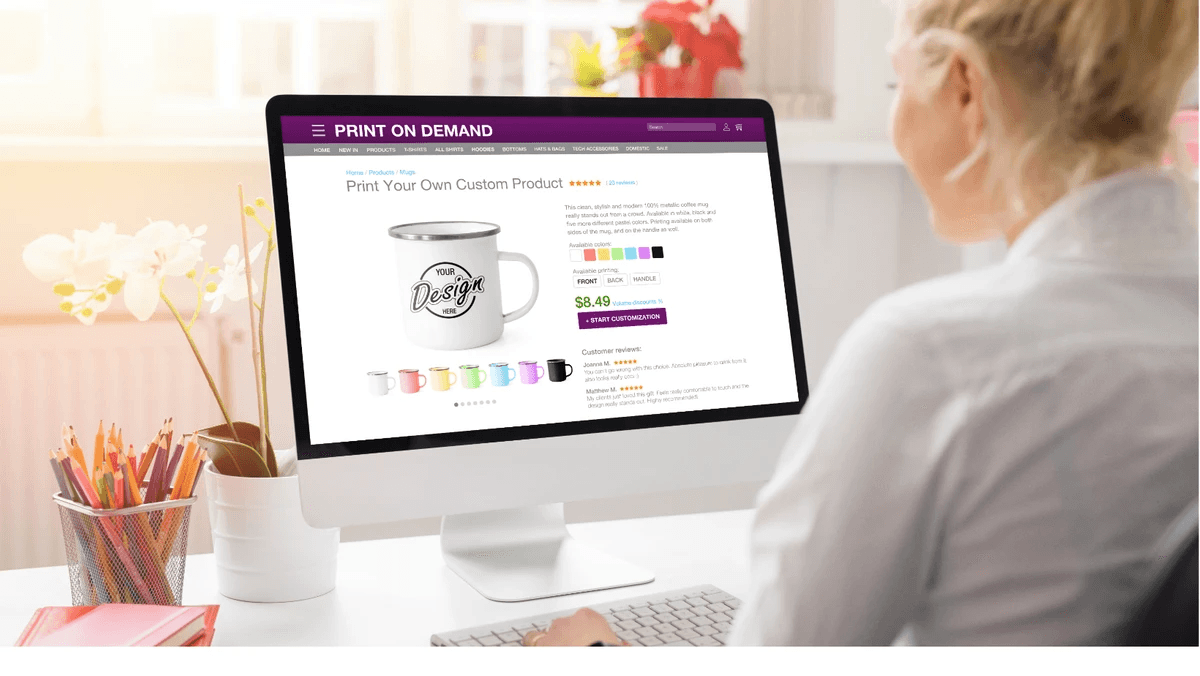 example of product highlight microsite showcasing engaging features