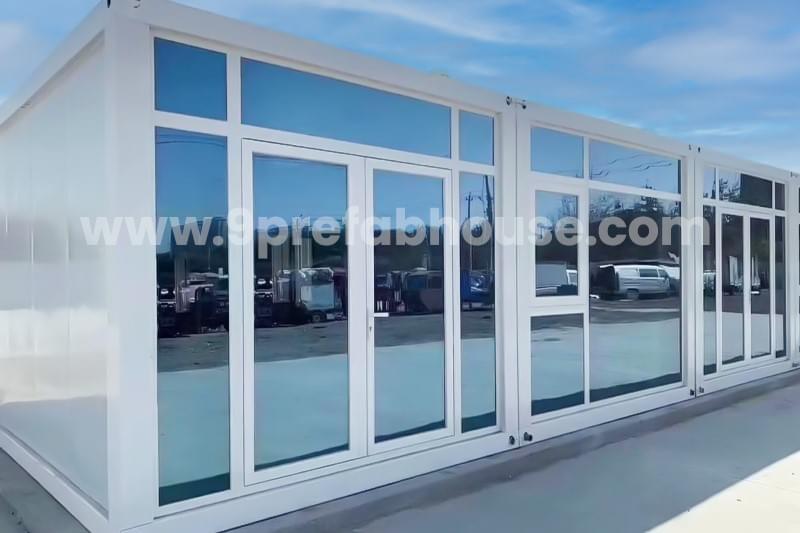 cabin office at construction site