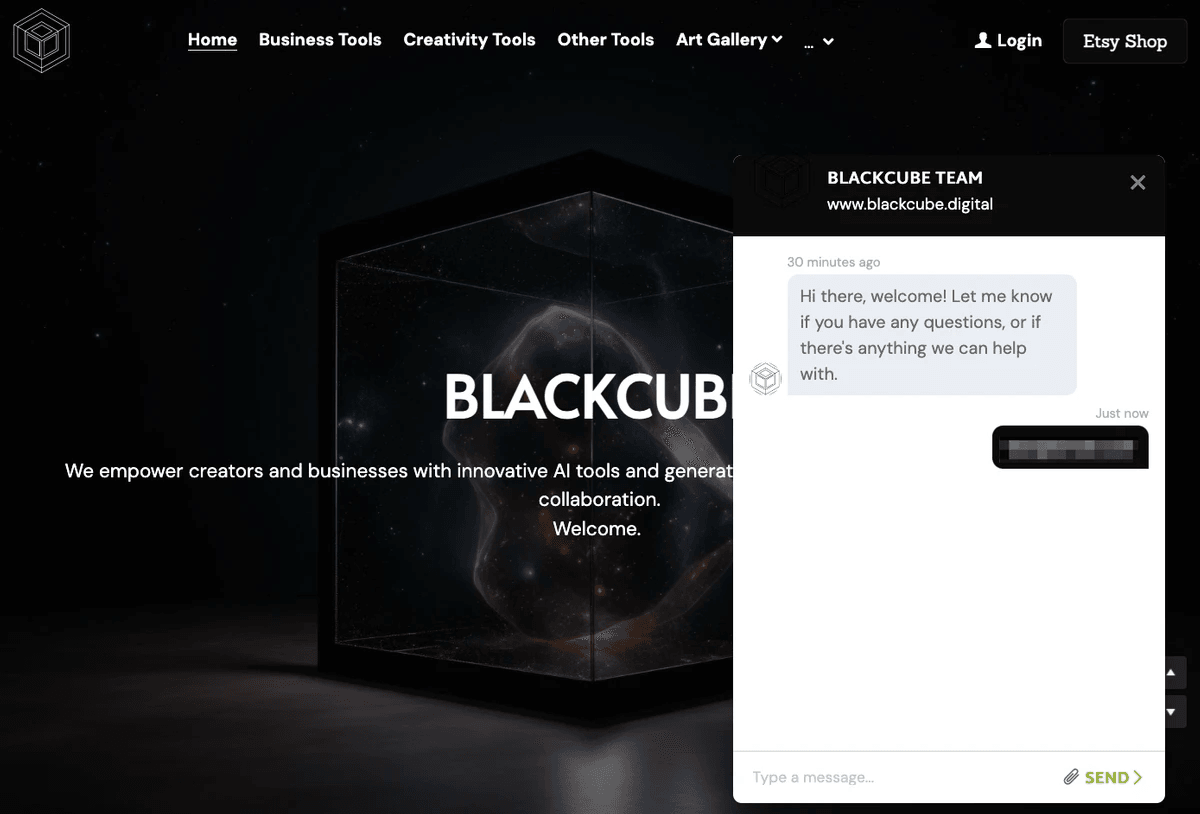Estimated response times displayed on a customer support page