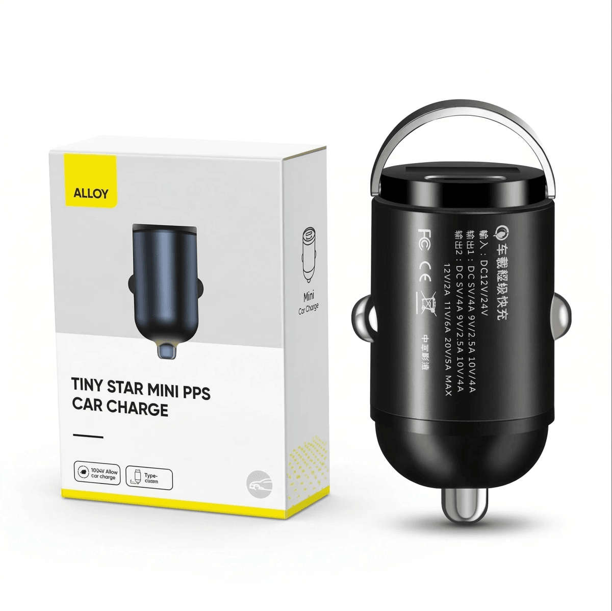 100W super fast compact car charger adapter product image
