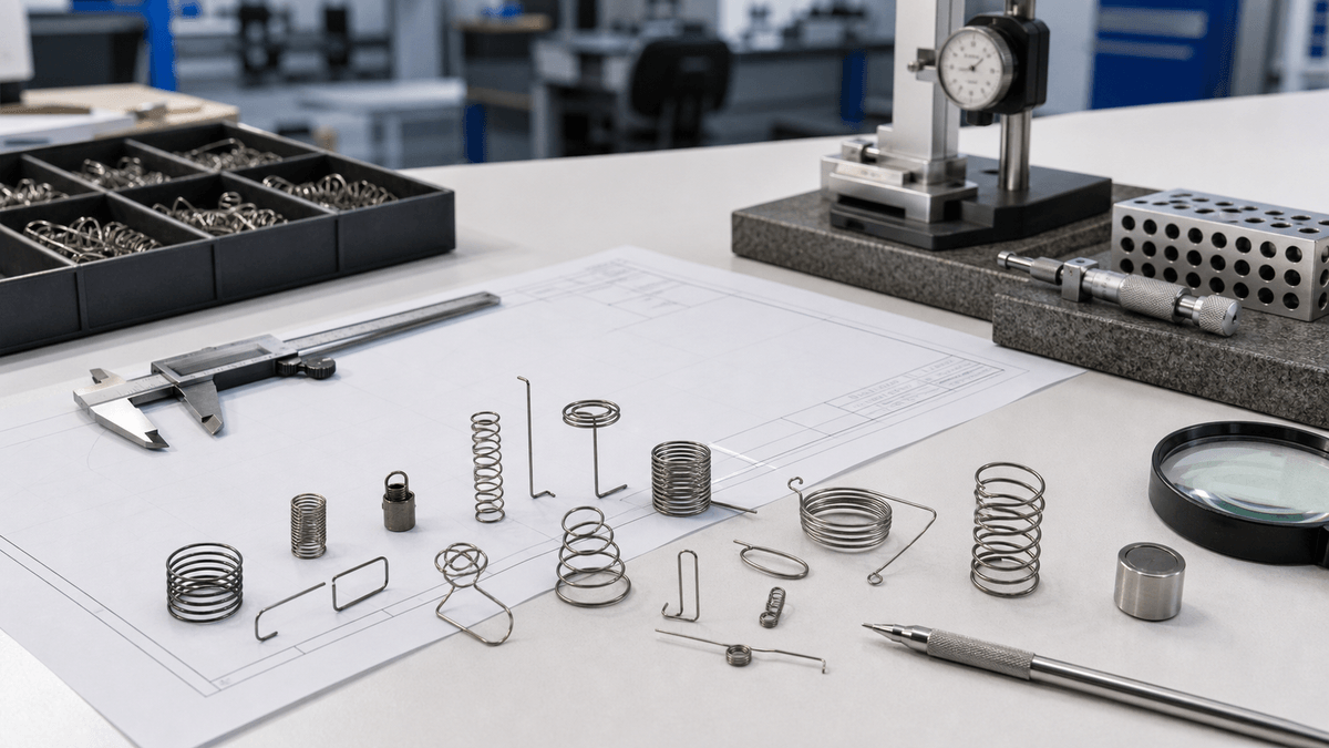 Niti spring custom drawing and specification review