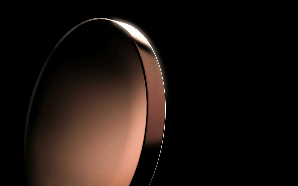 Mirror Inspection process showing detailed surface analysis
