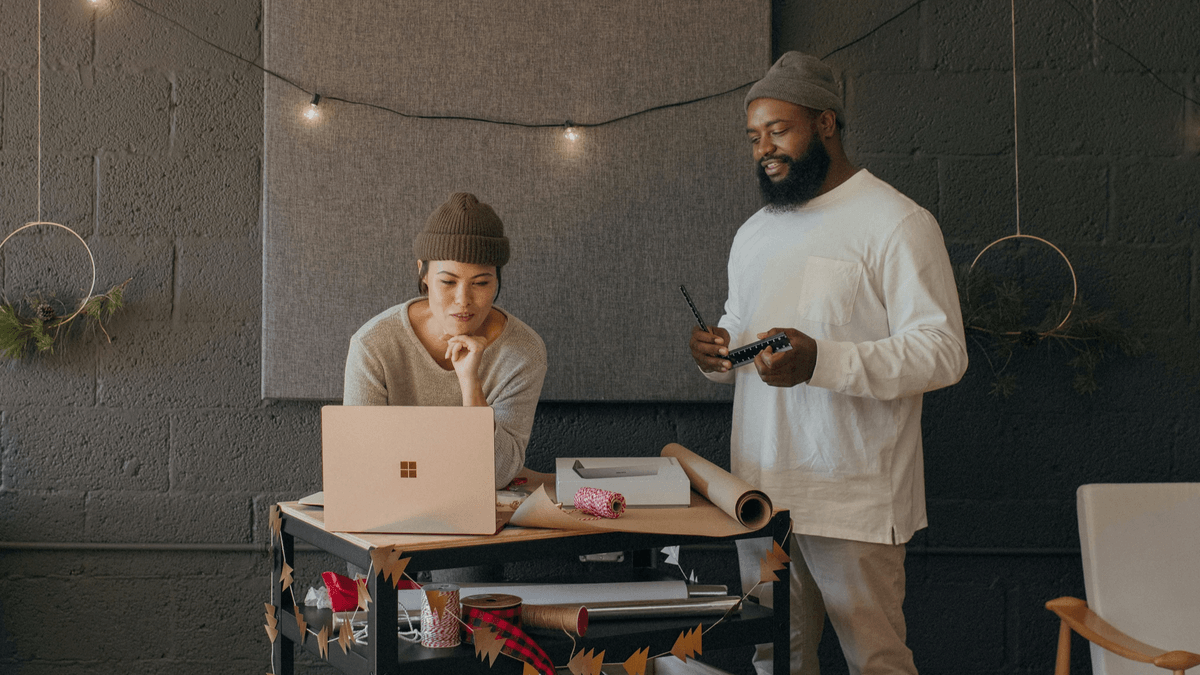 Website content strategy insights displayed on laptop screen