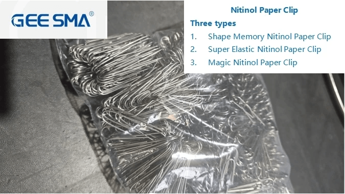 Innovative nitinol paper clip design for versatile applications