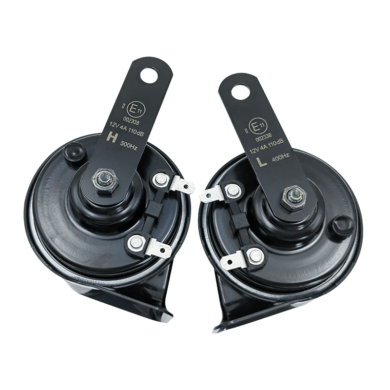 Snail horn used in automotive applications