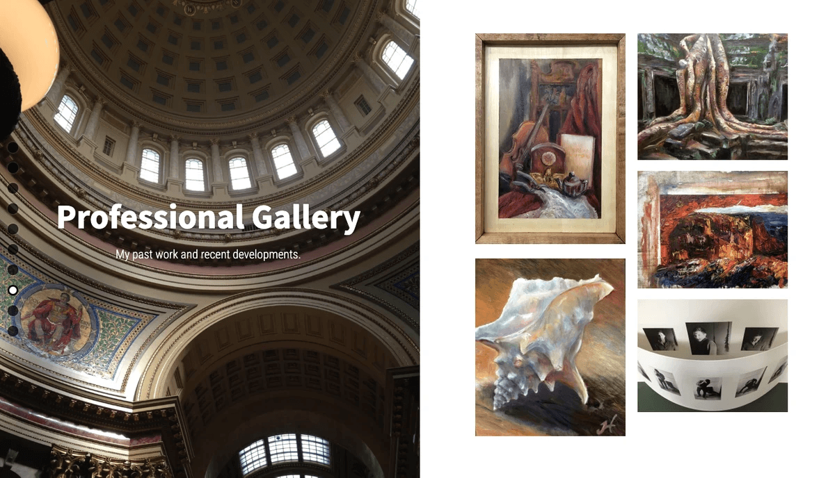 video-first homepage layout with engaging product showcase