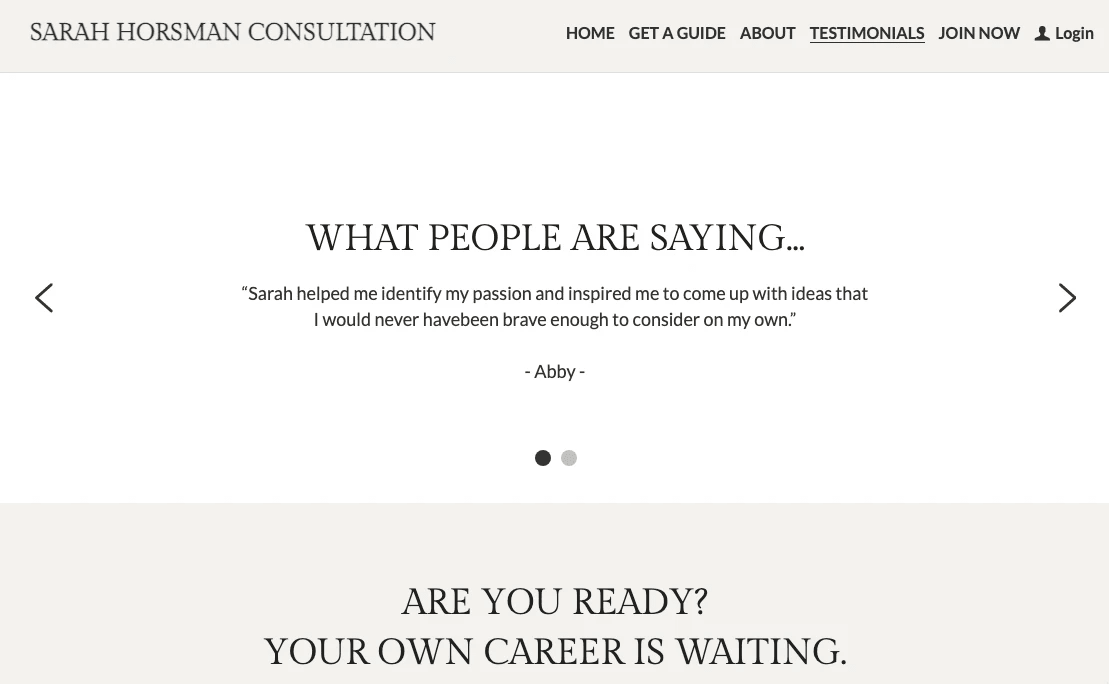 Startup Coach template presenting varied customer experiences and service expertise
