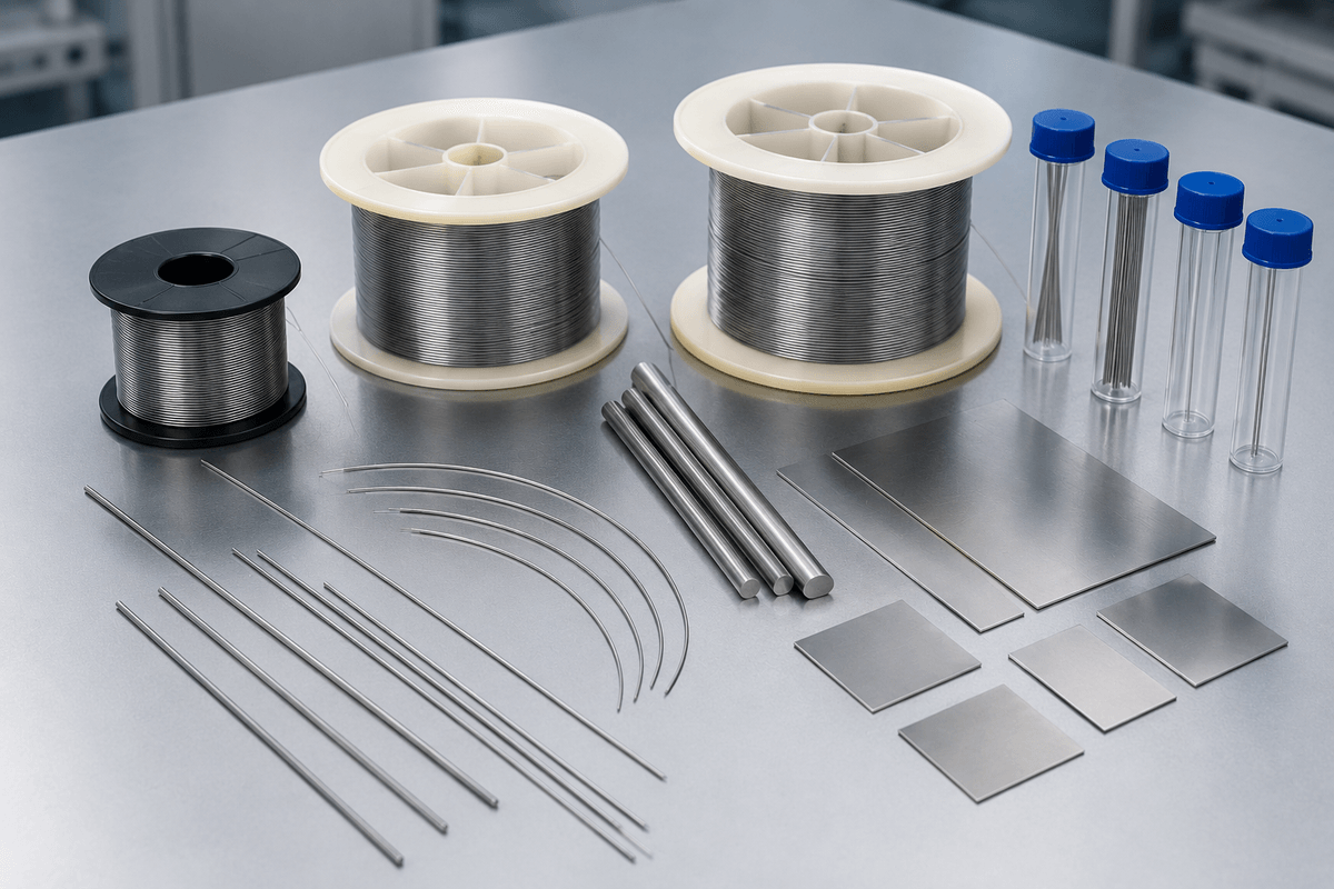 Nitinol surface finish inspection for medical component specification