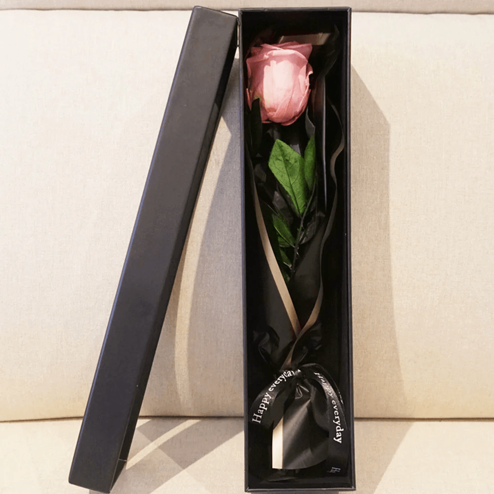Stunning everlasting rose arrangement in gift box