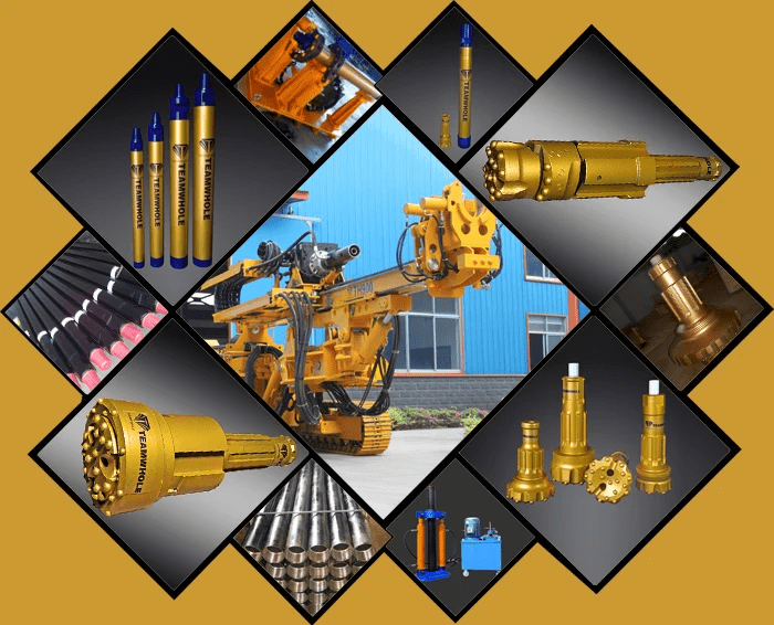 Hard rock drill heads assortment Hard rock drill heads assortment
