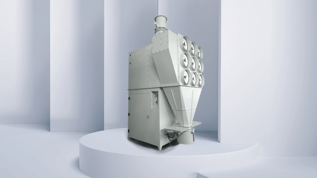 Efficient water dust collector used for effective air purification.