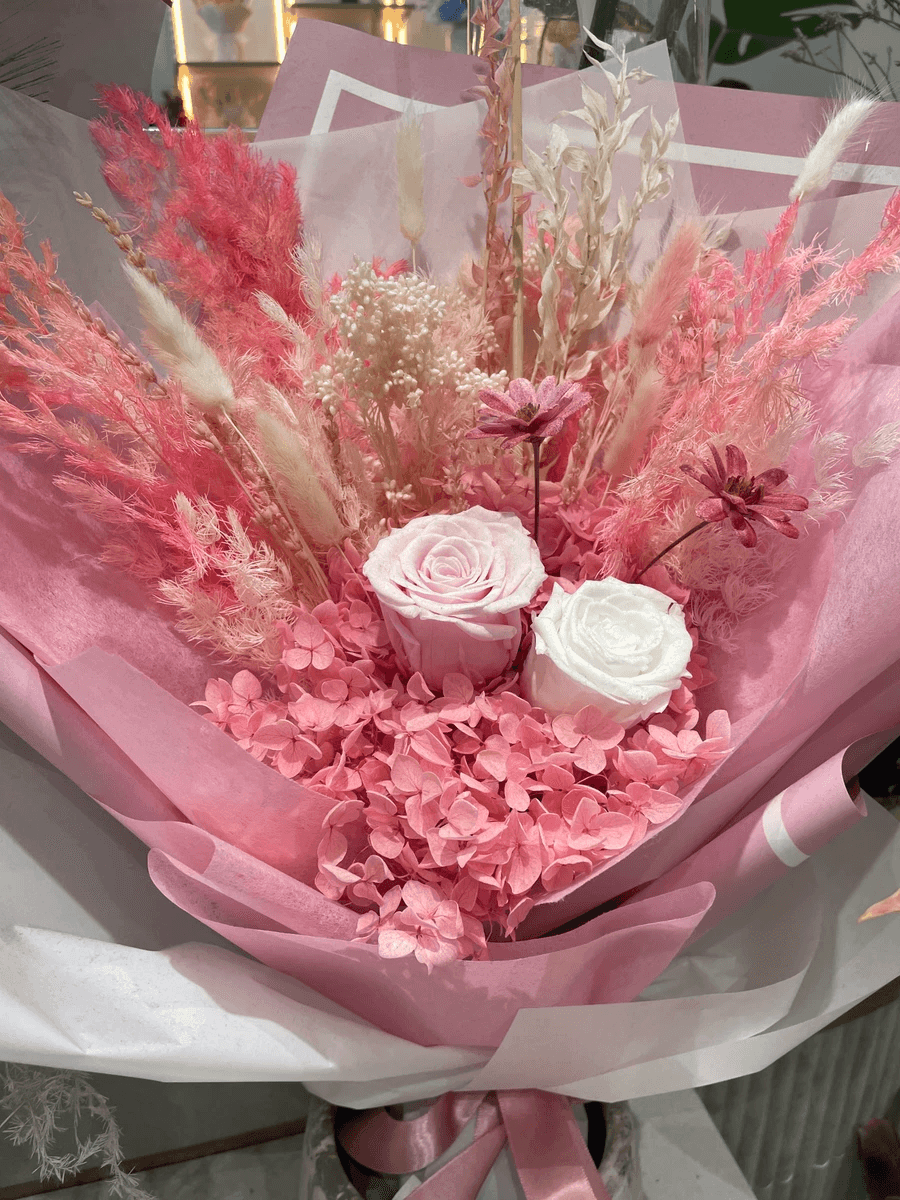 elegant happy birthday flowers in vibrant colors