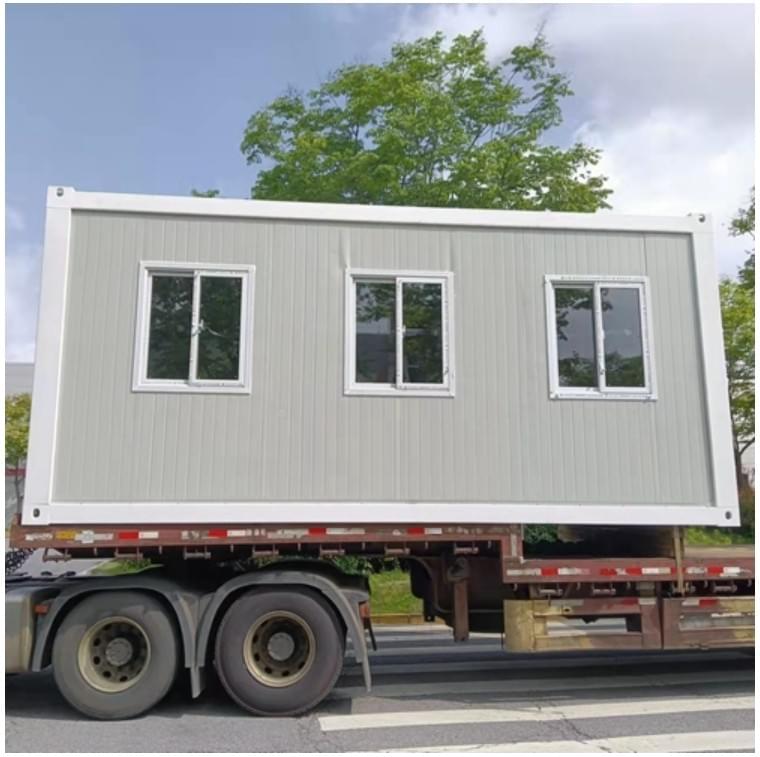 assembling a flat pack container for efficient storage