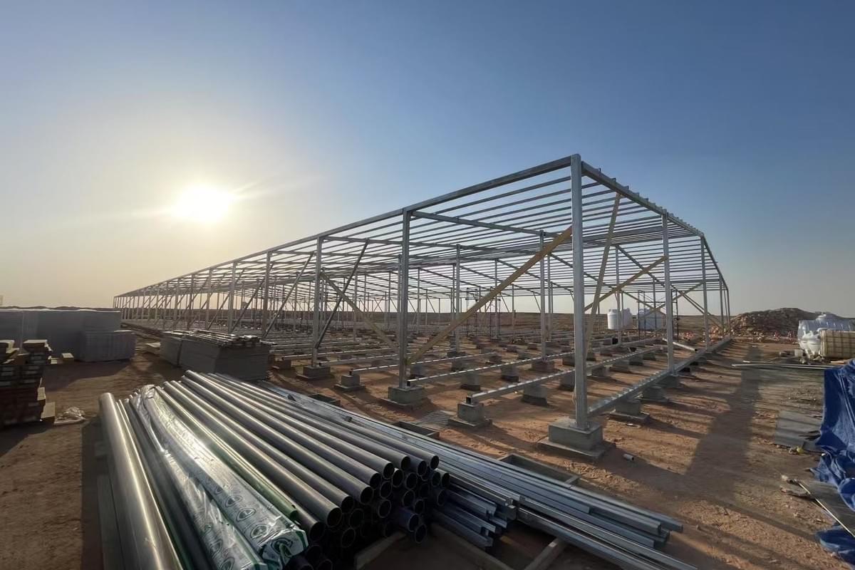 site accommodation options with modular buildings at a construction area