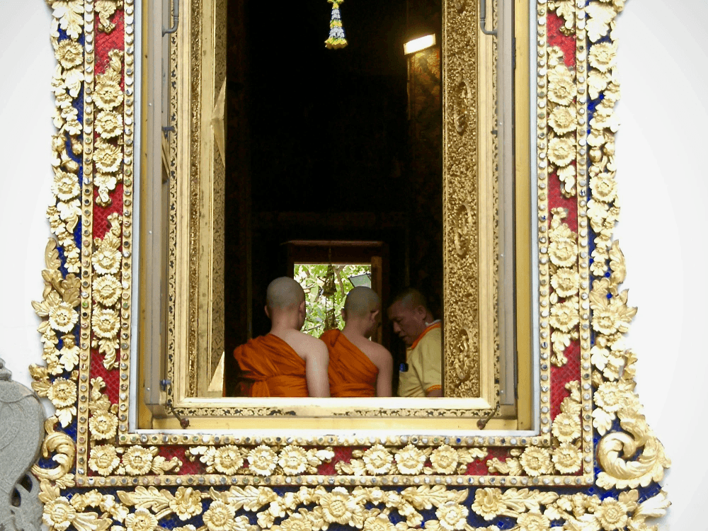 Tibetan buddhism thangka painting featuring Avalokiteshvara
