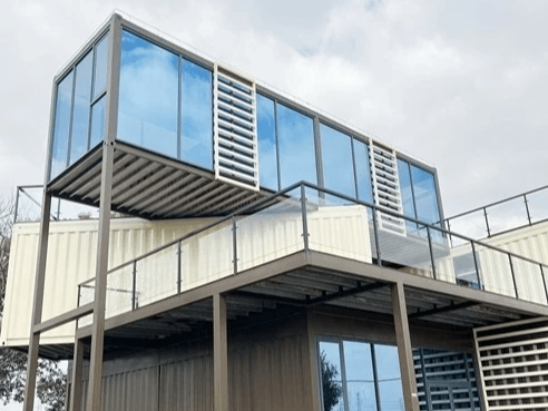 container house design showcasing modern aesthetics