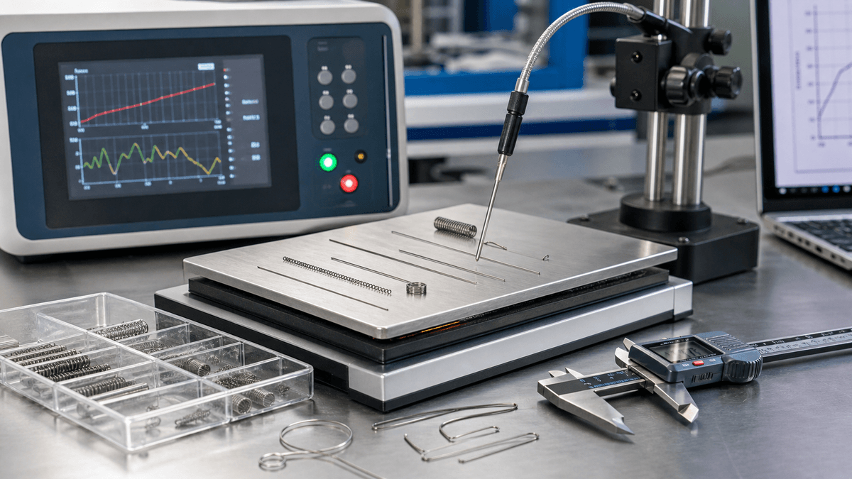 Nitinol actuator Active Af testing setup