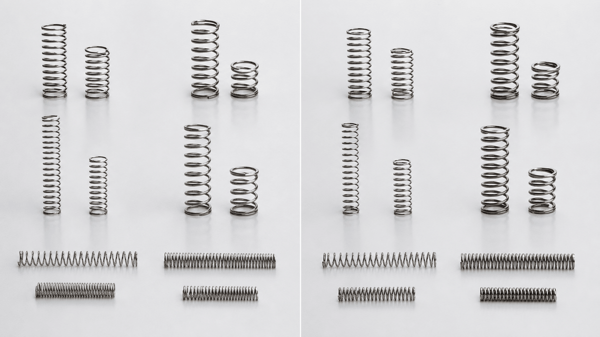 One-way and two-way shape memory spring behavior
