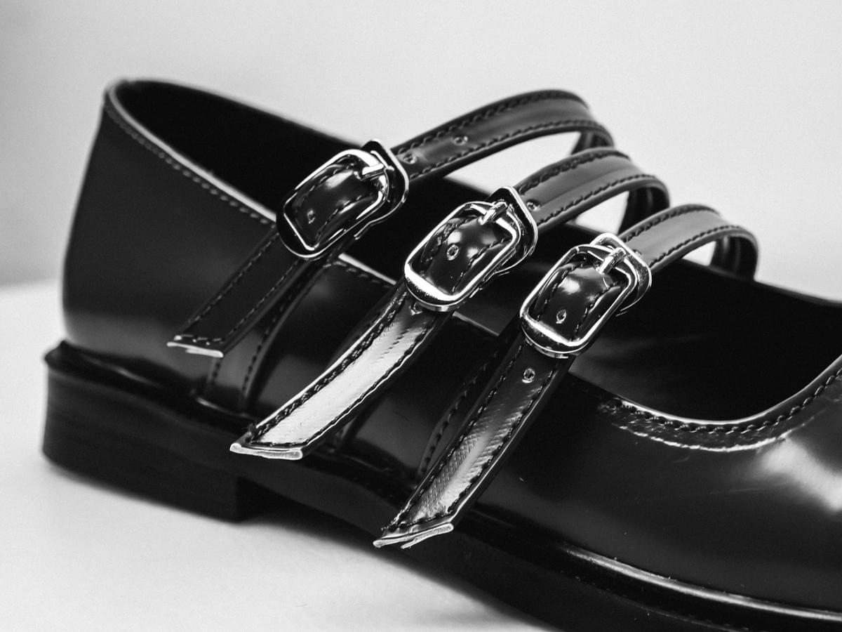 Footwear inspection ensuring high-quality standards.