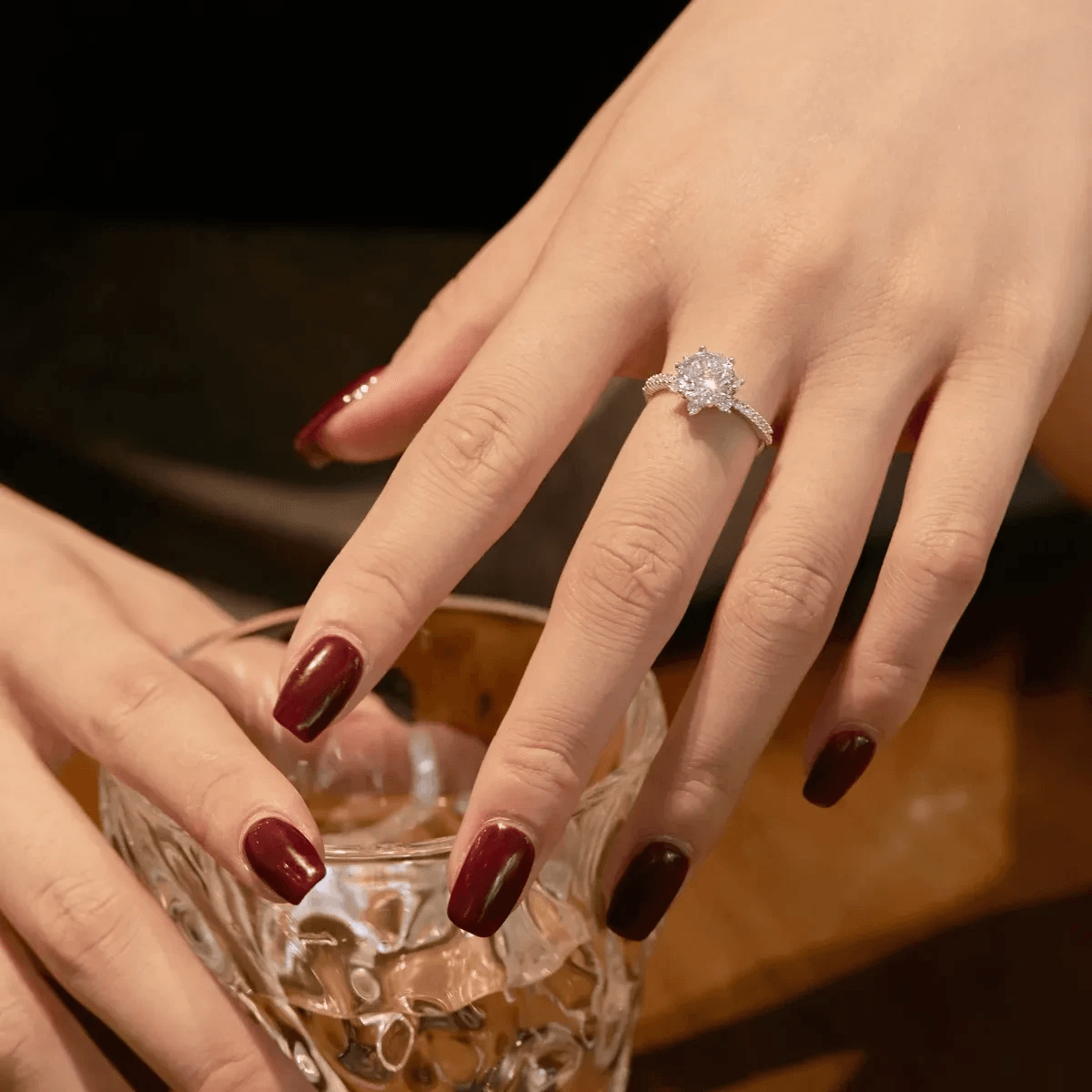 Colorful modern valentines rings collection showcasing uniqueness.