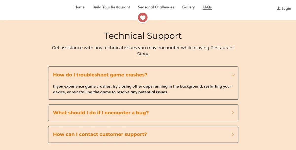 Customer Support Portal with easy navigation features