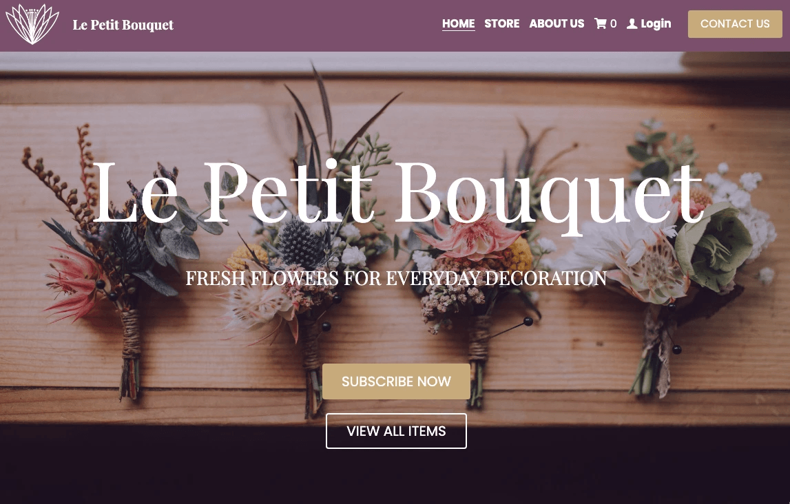 Local service landing page with a clear location-focused structure