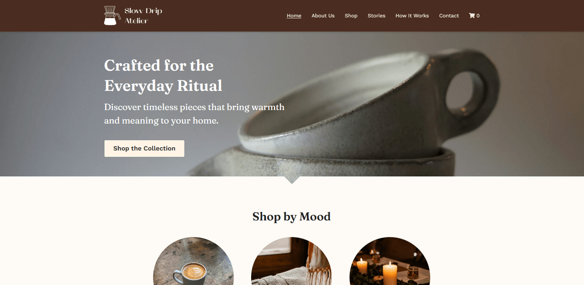 Floating CTA in conversion-focused blog layout encouraging user engagement