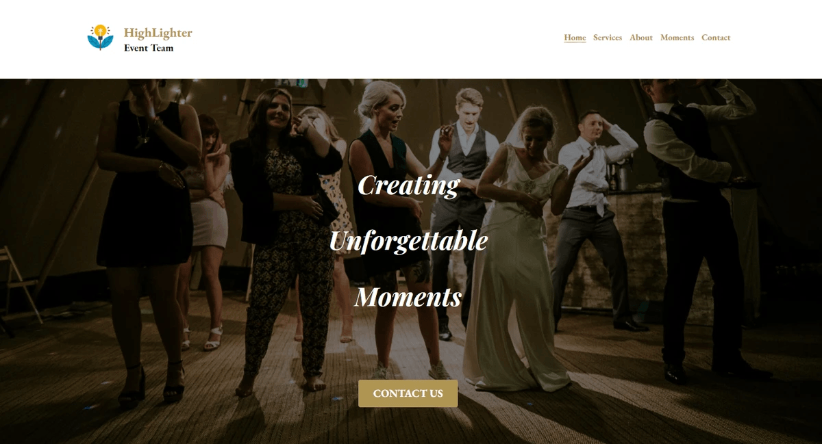 video-first homepage layout showcasing dynamic visuals