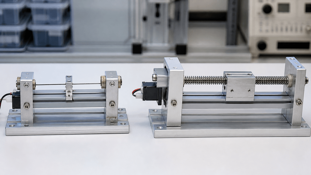 Nitinol actuator wire and spring format comparison